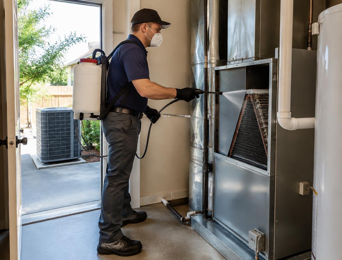 Professional HVAC System Sanitization service image